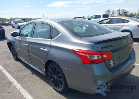 2018 Nissan Sentra Sr из США, поврежденный, VIN 3N1AB7AP5JY253621